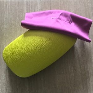 Emilio Pucci eyeglasses sunglasses yellow case